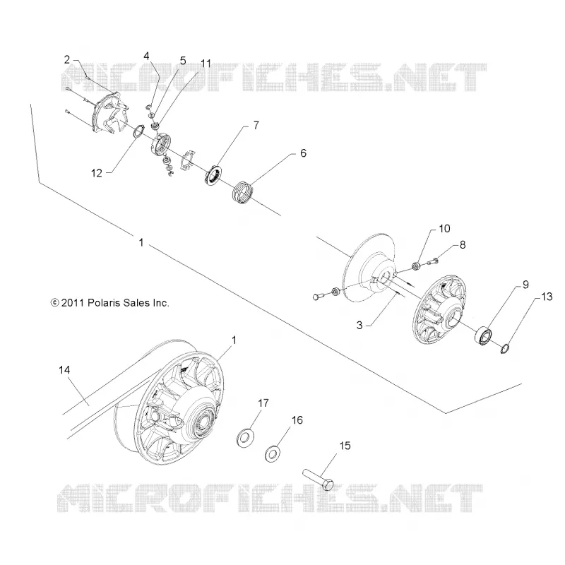 SYSTÈME DE TRANSMISSION, SECONDARY CLUTCH