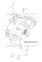 SYSTÃˆME DE TRANSMISSION, FRONT GEARCASE MOUNTING