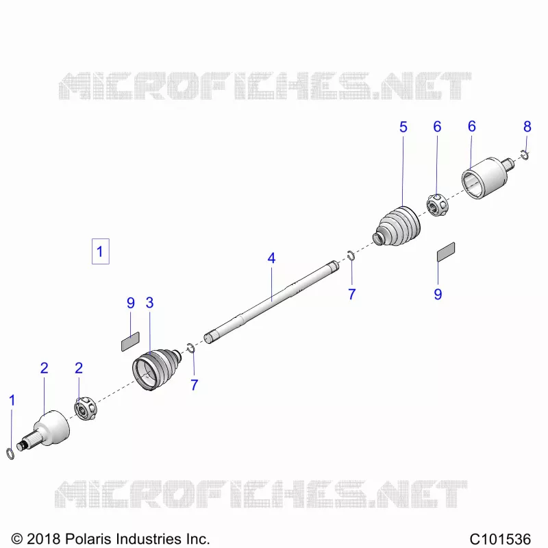 DRIVE TRAIN, TRANSMISSION AVANT SHAFT