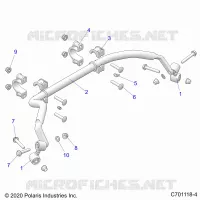 SUSPENSION, REAR BARRE STABILISATRICE