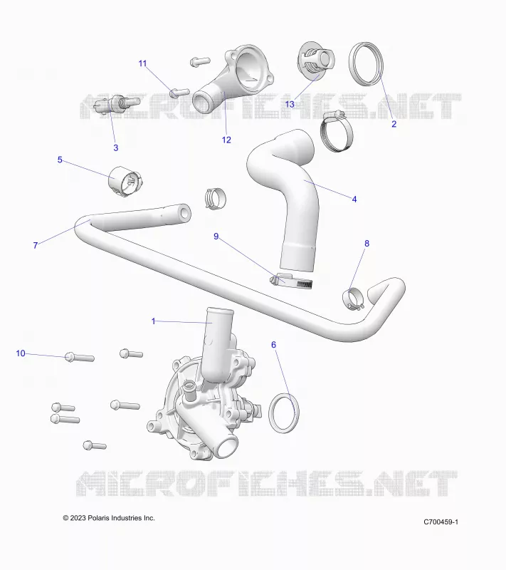 MOTEUR, WATERPUMP AND BYPASS