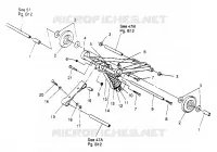 BRAS DE SUSPENSION AVANT WIDETRAK LX 0952064 AND  EUROPEAN WIDETRAK LX E95 (4928942894B013)