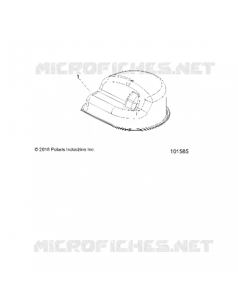 BODY, POMPE A CARBURANT COVER