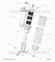 SUSPENSION, AMORTISSEUR AVANT MOUNTING, STANDARD/PREMIUM
