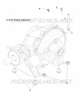 SYSTÈME DE TRANSMISSION, REAR SUPPORT PONT