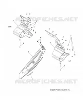 CHASSIS, PROTECTION D'EMBRAYAGE AND FOOTRESTS