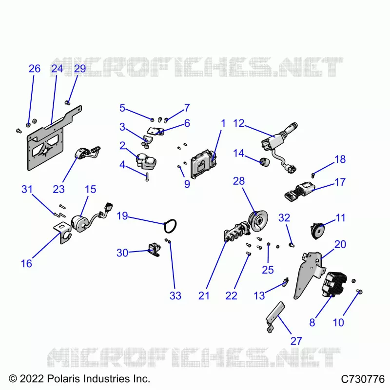 ELECTRICITE, WIRE HARNESS, COMPONENTS, AND LICENSE PLATE