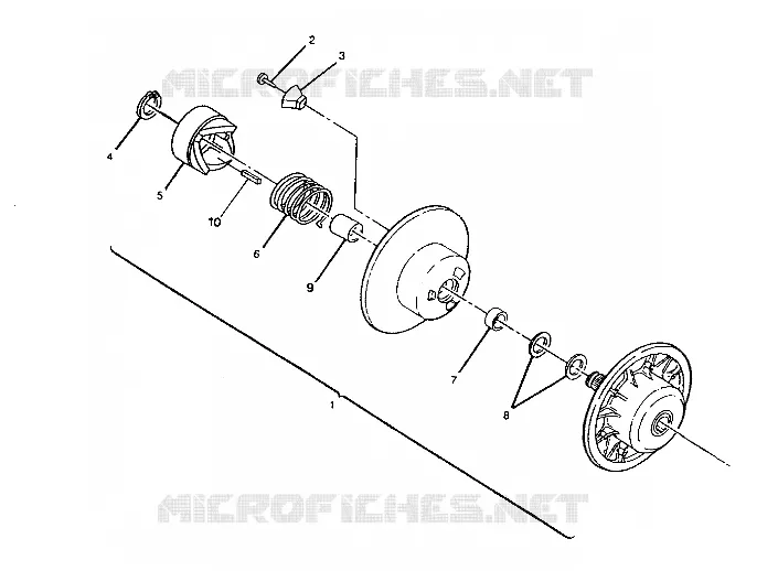 EMBRAYAGE DE TRANSMISSION INDY LITE GT (4921342134020A)