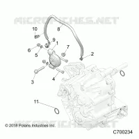 DRIVE TRAIN, MAIN SUPPORT PONT