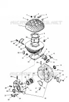 CARTERS MOTEUR AND CYLINDRE 2X4 300 W957530 (4930053005C009)