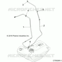 BODY, CARBURANT LINES