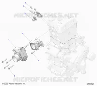 ENGINE, CORPS DE PAPILON AND FUEL RAIL