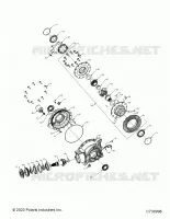 SYSTÃˆME DE TRANSMISSION, REAR GEARCASE INTERNALS