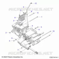 SYSTÃˆME DE TRANSMISSION, MAIN GEARCASE MOUNTING
