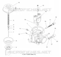 MOTEUR, CARBURATEUR, UPPER