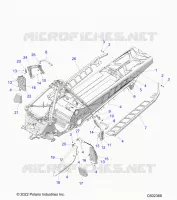 CHASSIS, PROTECTION D'EMBRAYAGE, FOOTRESTS, AND RUNNING BOARDS