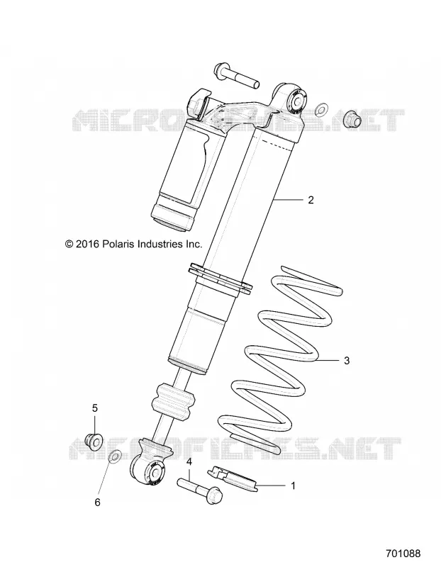 SUSPENSION AVANT SHOCK MOUNTING
