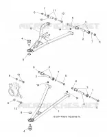 SUSPENSION AVANT CONTROL ARMS