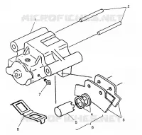 FREIN ARRIERE 6X6 400L W968740 and 6X6 400L Norwegian N968740 (4935963596C012)