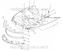 NOSEPAN 600 XCR SP 0965677 and EUROPEAN 600 XCR SP E965677 (4932063206A008)