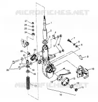 JAMBE DE FORCE AVANT 6X6 400L