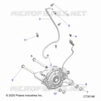 SYSTÃˆME DE TRANSMISSION, FRONT GEARCASE MOUNTING