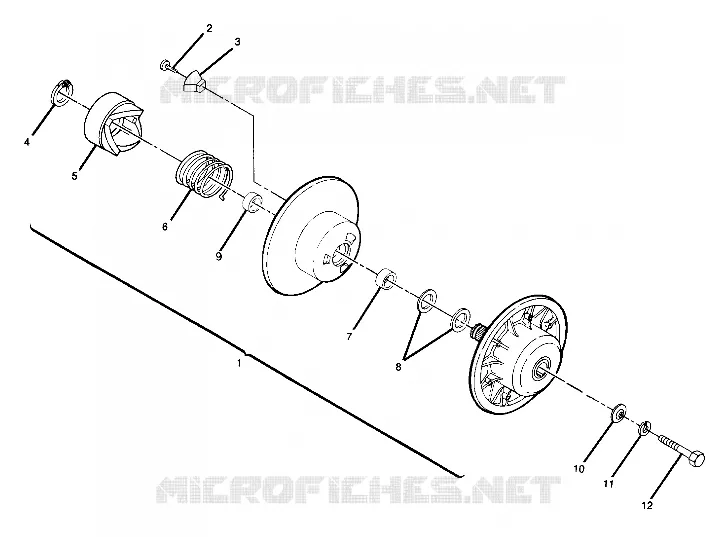 EMBRAYAGE DE TRANSMISSION ASSEMBLY (4918411841024A)