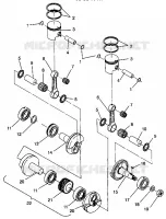 PISTON ET VILEBREQUIN 440 XCR SP 0941660 (4927082708036A)