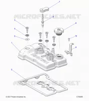 ENGINE, COUVERCLE SOUPAPE