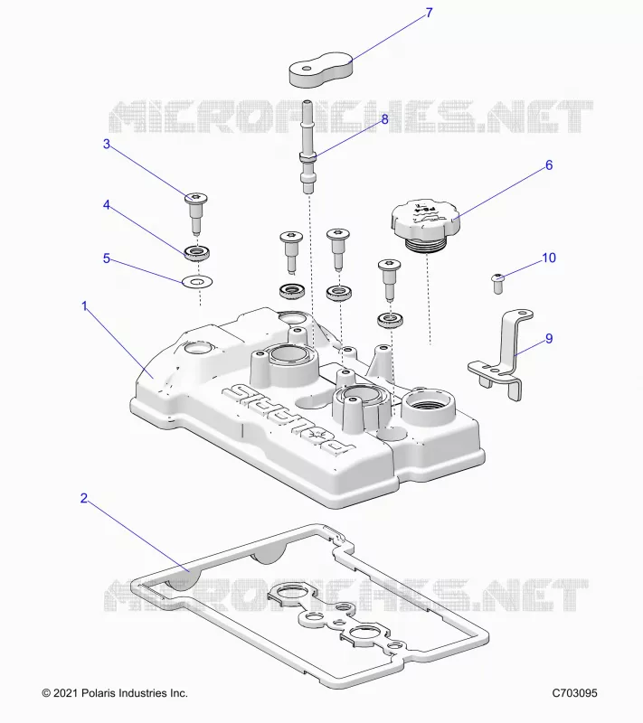 ENGINE, COUVERCLE SOUPAPE