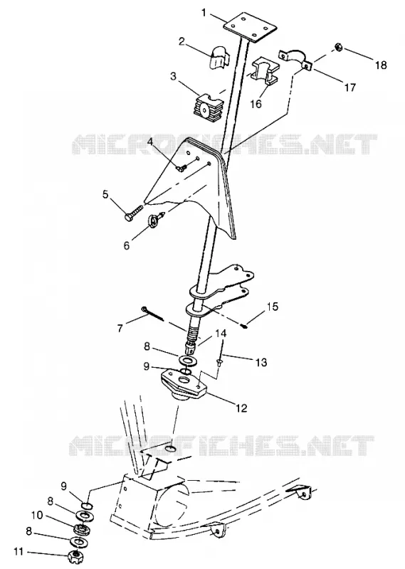 COLONNE DE DIRECTION XPRESS 300 W969530 and XPRESS 400 W969540 (4935923592C002)