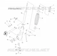 SUSPENSION, SUPPORT AVANT