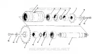 DETAILS-TRANSMISSION AVANT ASSEMBLY TENDEUR CENTRAL ASSEMBLY-PN 1380023 (4917731773013A)