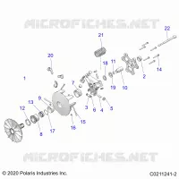 SYSTÃˆME DE TRANSMISSION, PRIMARY CLUTCH