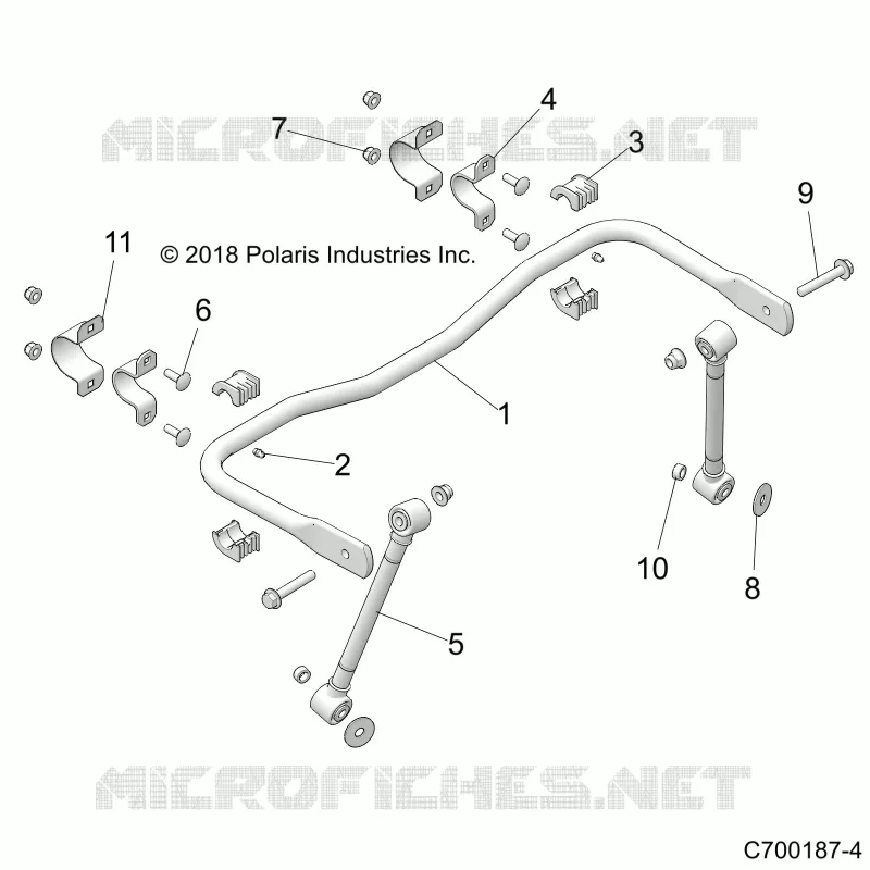 SUSPENSION ARRIERE, STABILIZER BAR