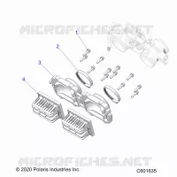 ENGINE, REED VALVE AND CORPS DE PAPILON ADAPTOR -S24TDP8RS (C601635)