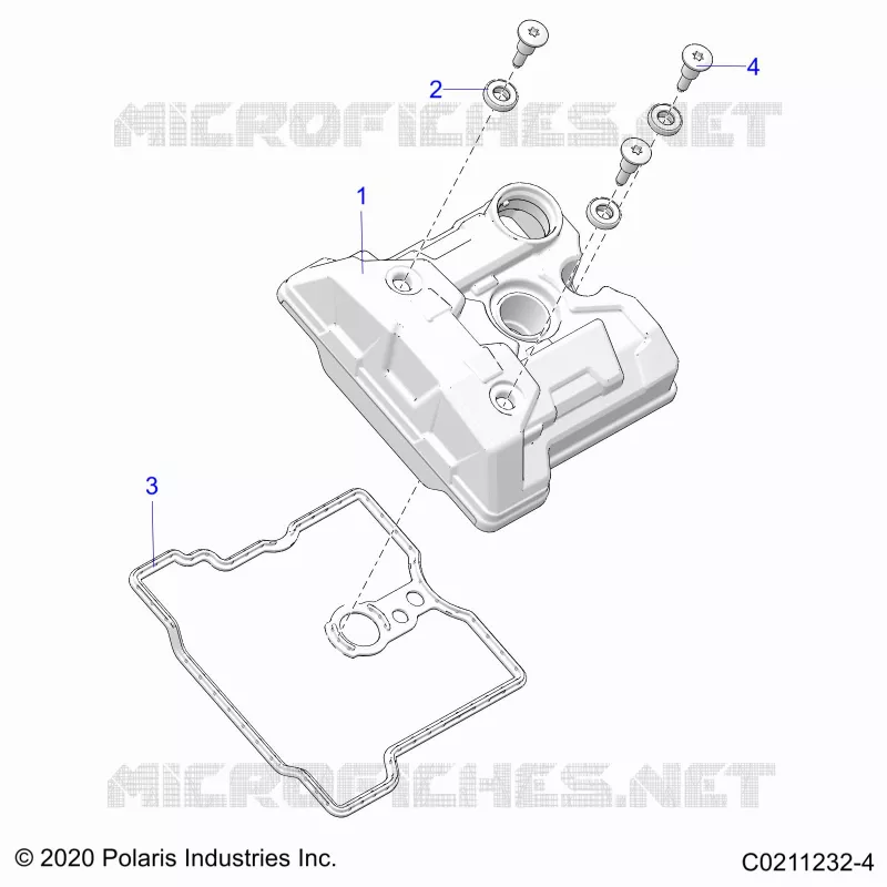 ENGINE, COUVERCLE SOUPAPE