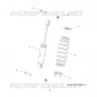 SUSPENSION, AMORTISSEUR AVANT