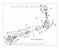 SYSTÈME DE TRANSMISSION, FRONT GEARCASE INTERNALS