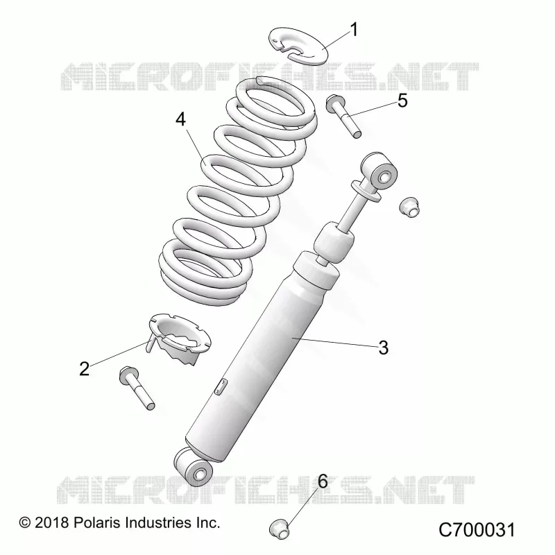 SUSPENSION, AMORTISSEUR AVANT MOUNTING