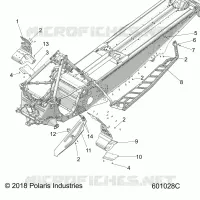 CHASSIS, PROTECTION D'EMBRAYAGE, FOOTRESTS, AND RUNNINGBOARDS