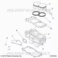 CYLINDRE AND PISTON
