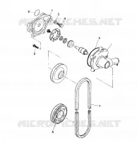 POMPE A EAU 500 XLT (4921662166036A)