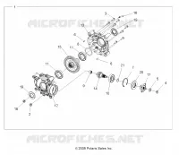 SYSTÈME DE TRANSMISSION, PONT ARRIERE INTERNALS