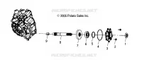 SYSTÈME DE TRANSMISSION, PONT PRINCIPAL OUTPUT SHAFT
