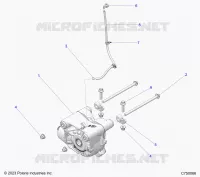 SYSTÃˆME DE TRANSMISSION, FRONT GEARCASE MOUNTING