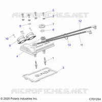 ENGINE, THROTTLE BODY AND COUVERCLE SOUPAPE