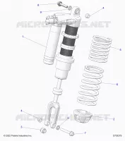 SUSPENSION, AMORTISSEUR AVANT MOUNTING