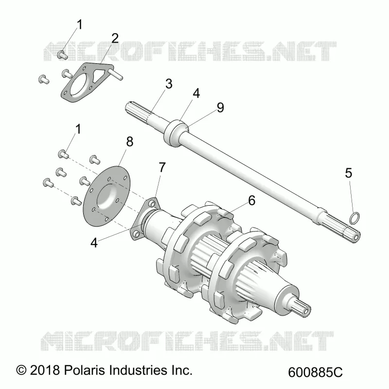 SYSTEME DE TRANSMISSION, JACKSHAFT AND DRIVESHAFT