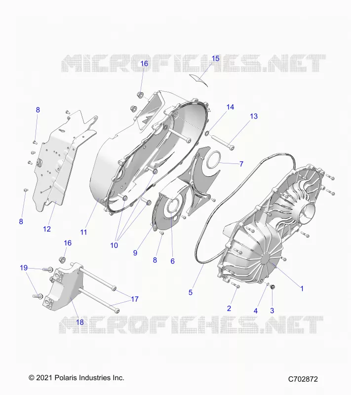 SYSTÃˆME DE TRANSMISSION, CLUTCH COVER ASM.- G24G2K99A/99B (C702872)